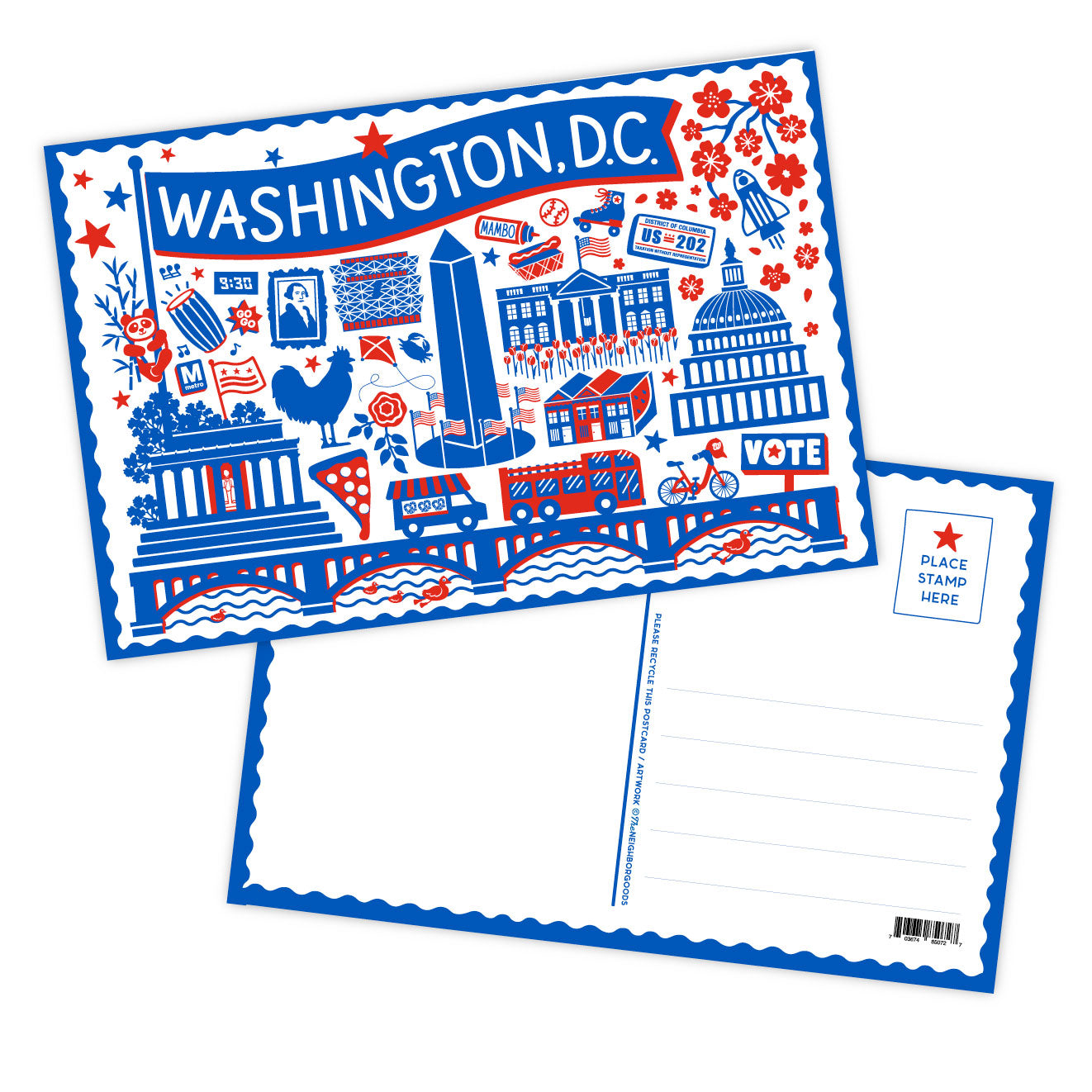 DC Landmarks Postcard