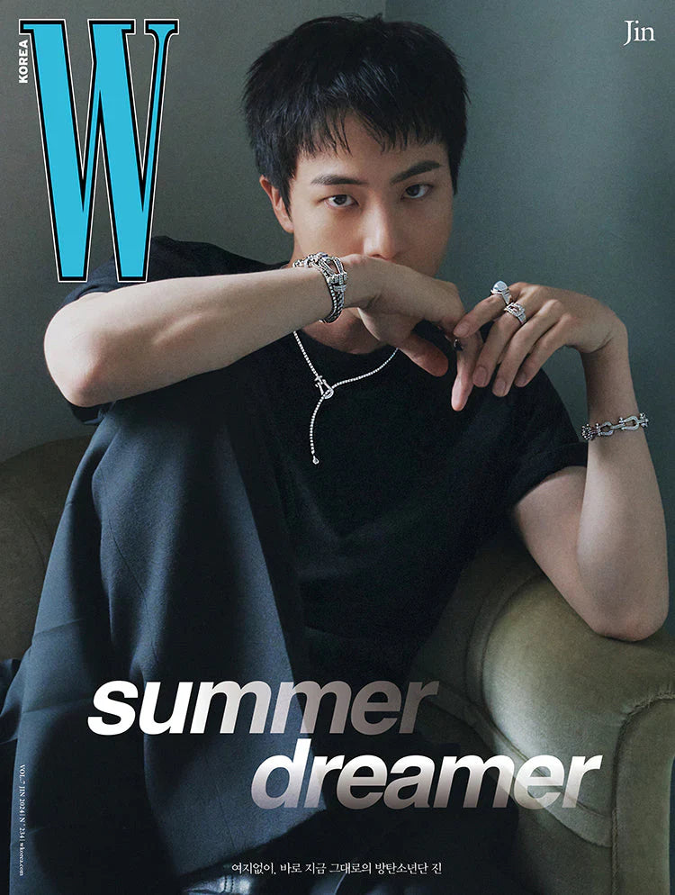 BTS Jin On W Korea Magazine Cover (Volume 7 2024 Issue)