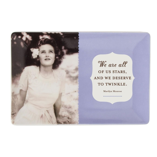 We Are All of Us Stars and We Deserve to Twinkle Trinket Tray | Porcelain Jewelry & Keepsake Dish