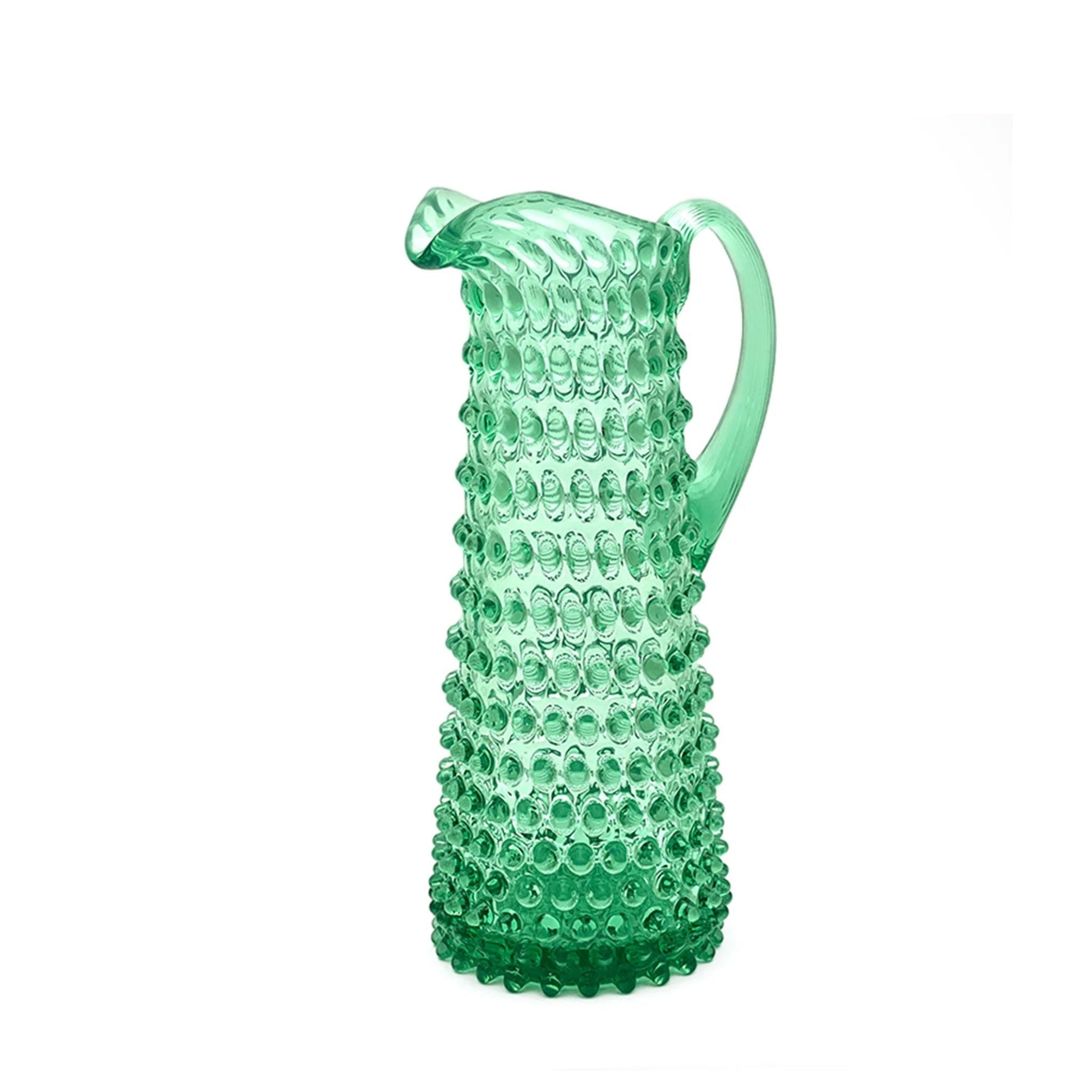 Hobnail Jug - Tall - Capri Sea - Osadia Concept Store