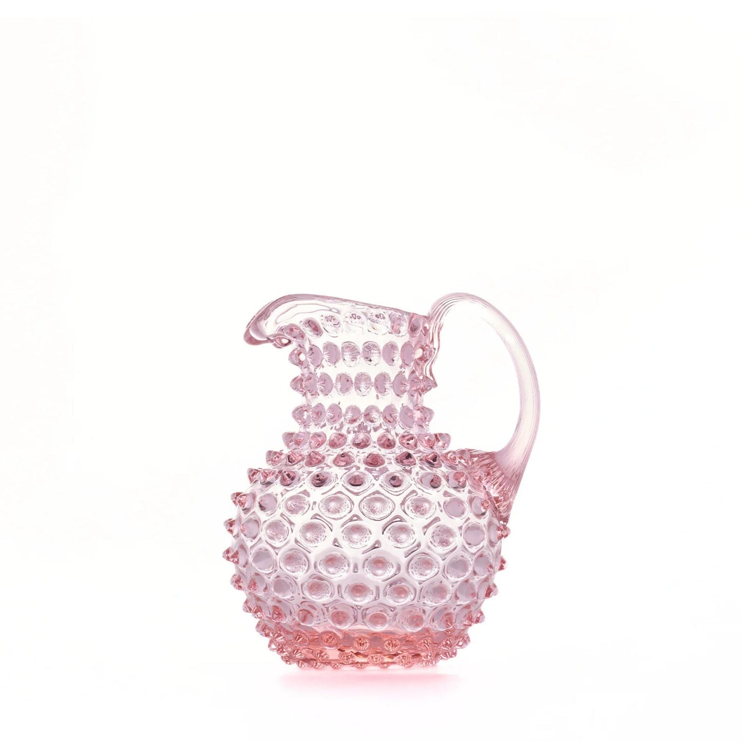 Hobnail Jug - Creamer - Petal Pink