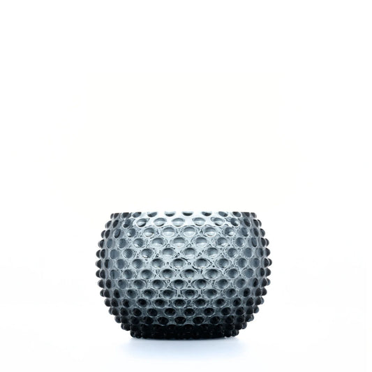 Hobnail Vase - Large - Charcoal Haze
