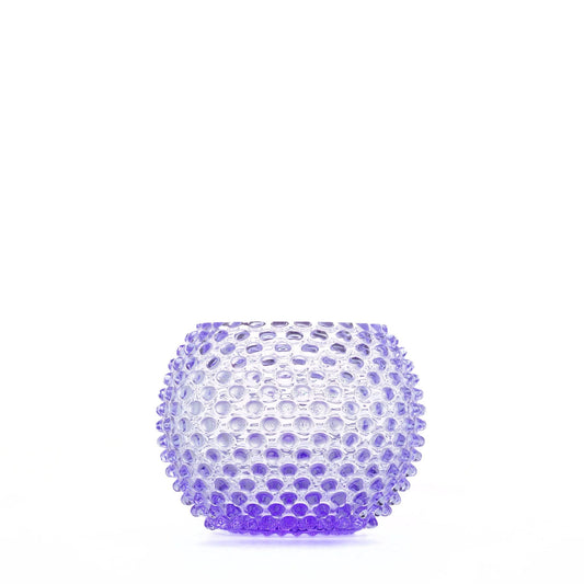 Hobnail Vase - Large - Lilac Bloom