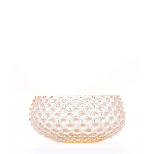 Hobnail Bowl - Large - Apricot Chiffon