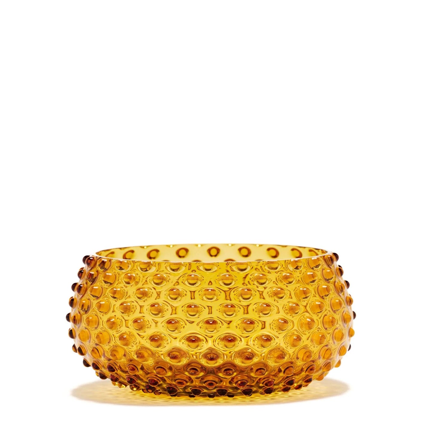 Hobnail Bowl - Large - Saffron Light