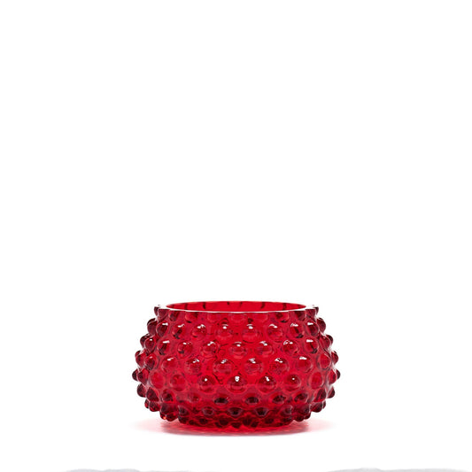 Hobnail Bowl - Small - Holly Berry