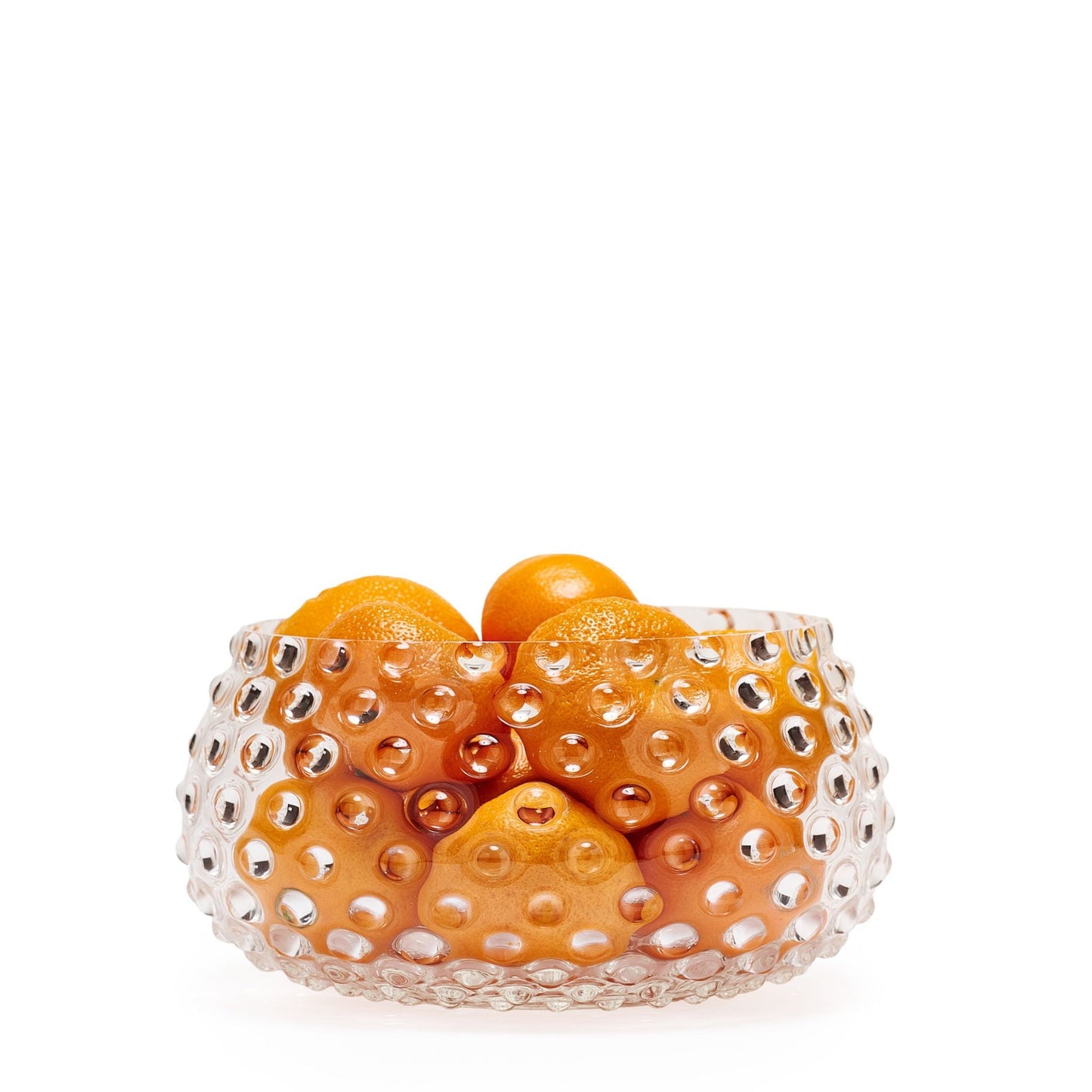 Hobnail Bowl - Large - Clear Quartz