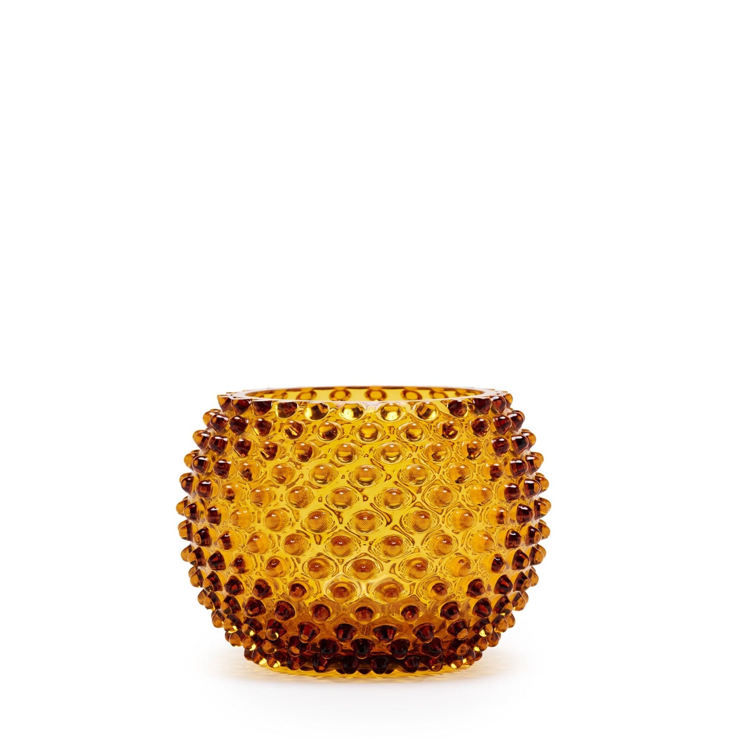 Hobnail Vase - Large - Saffron Light