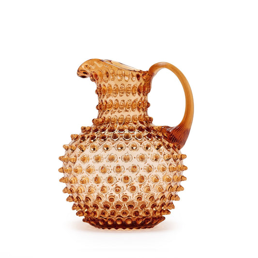 Hobnail Jug - Large - Honey Gold