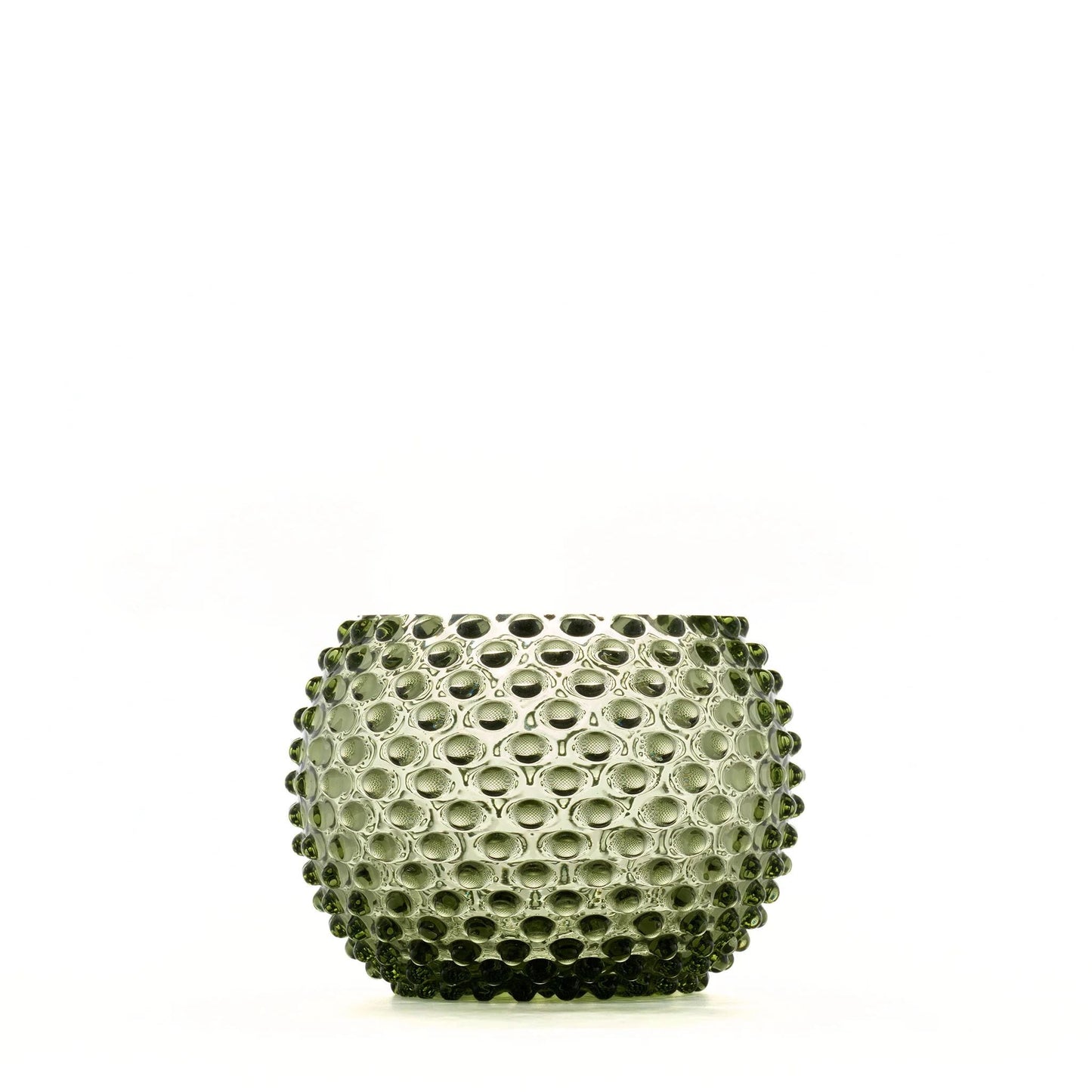 Hobnail Vase - Large - Moss Green