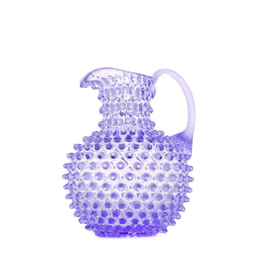 Hobnail Jug - Large - Lilac Bloom