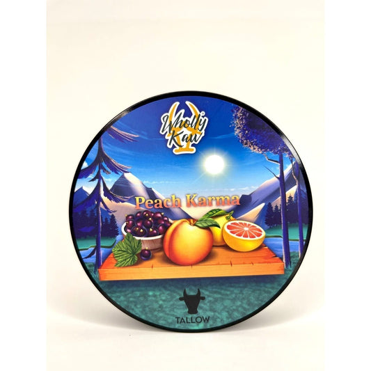 Wholly Kaw Peach Karma Shaving Collection