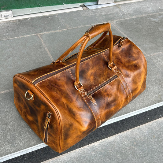 Roosevelt Full Grain Buffalo Leather Duffle
