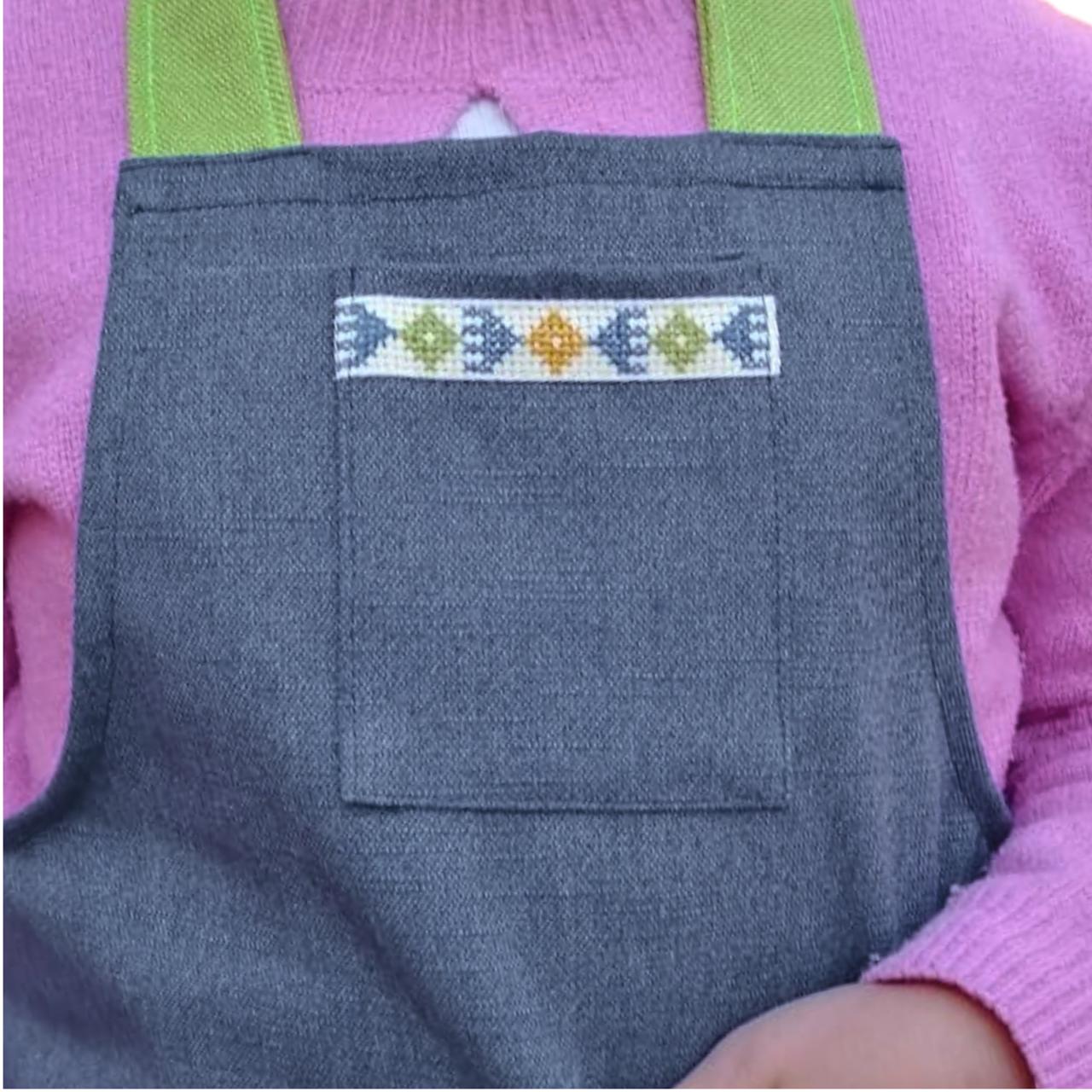 Children's Geometric Full Apron