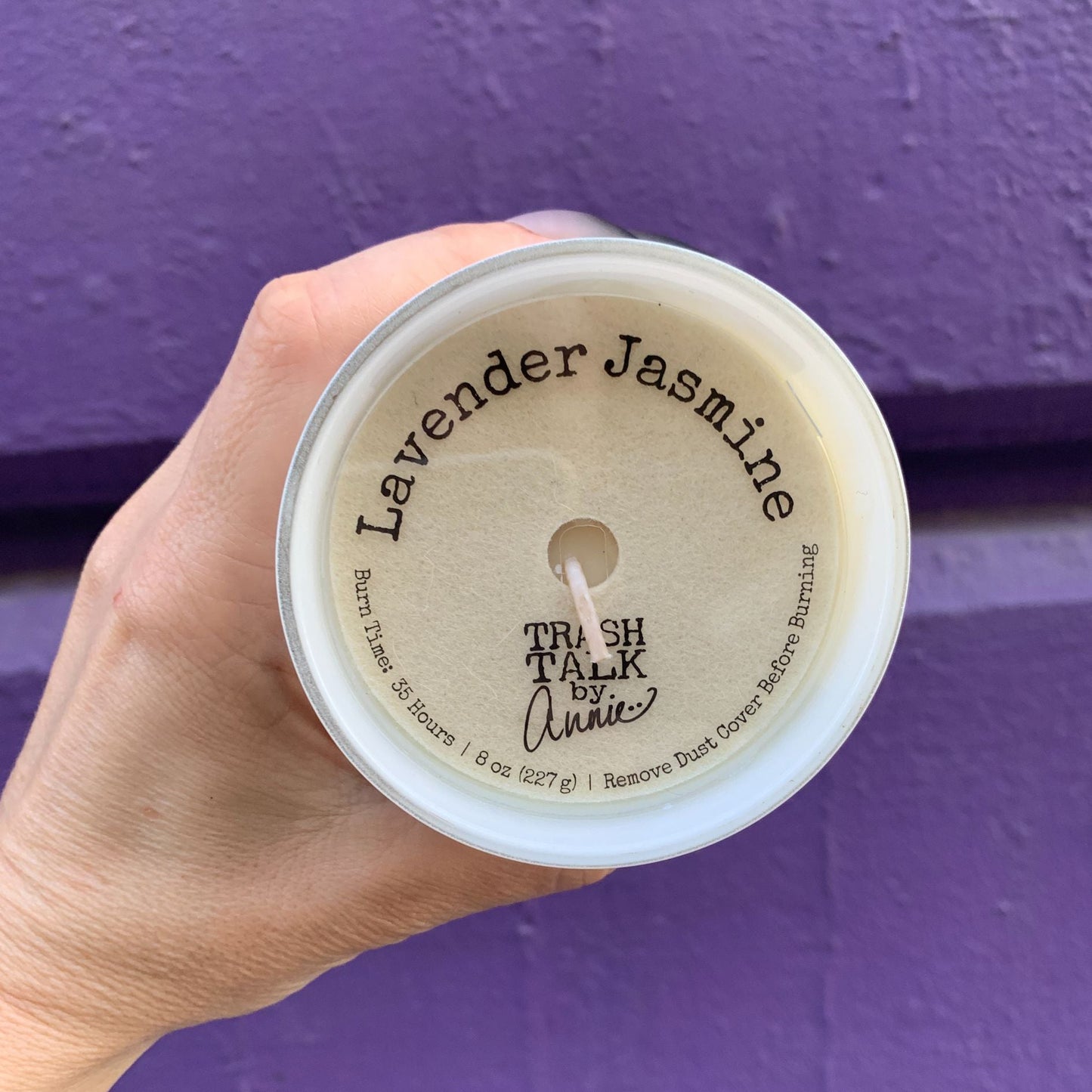 Whores Candle | Vintage Photograph Double Sided Design | Soy Wax Lavender Jasmine Scent