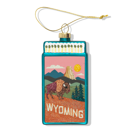 Wyoming Matchbook Ornament