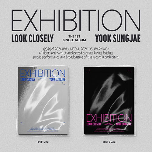 Yook Sung Jae - Exhibition: Look Closely 1st Single Album (2 Version Set)