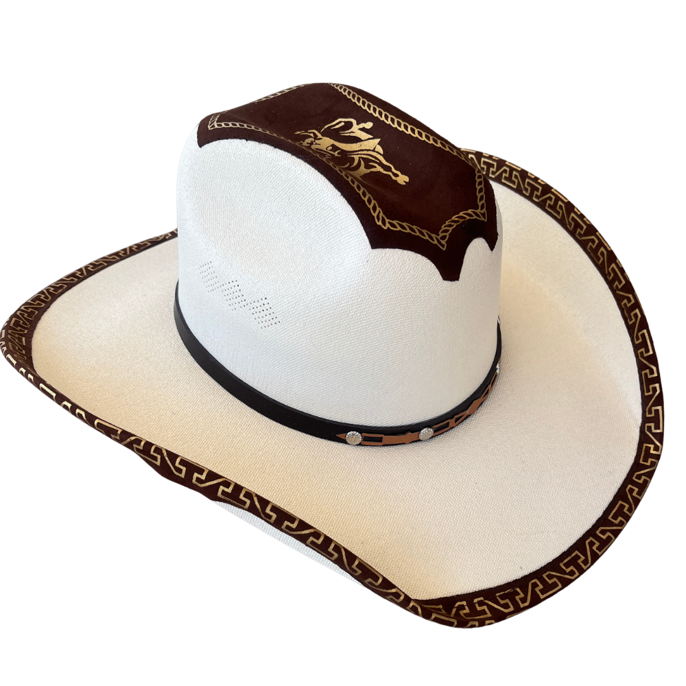 Rodeo Cowboy Hat | Brown Canvas