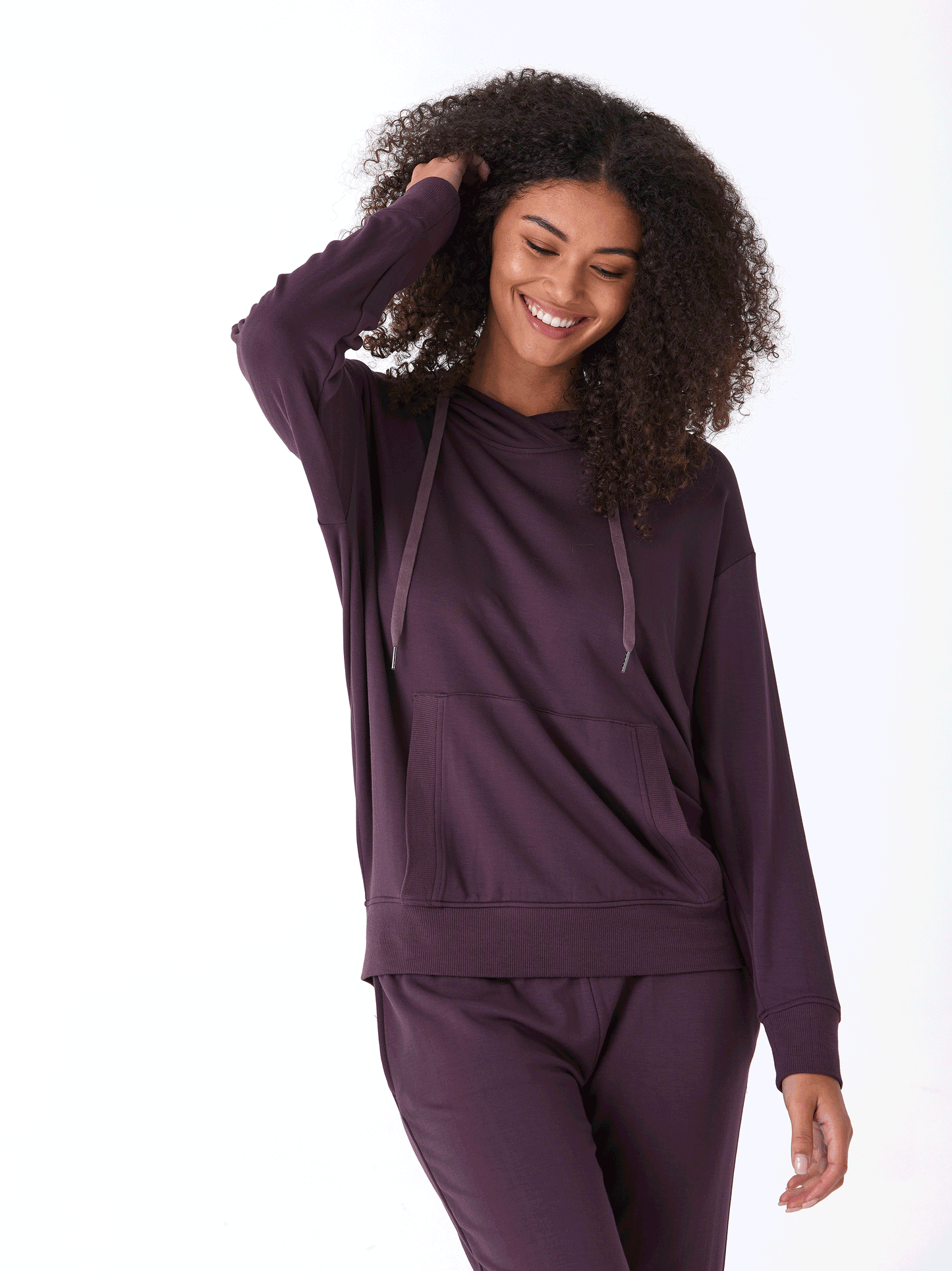 Madge Feather Fleece Pullover Hoodie