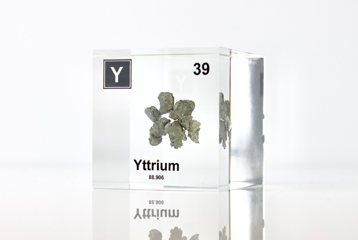 Yttrium Element Cube