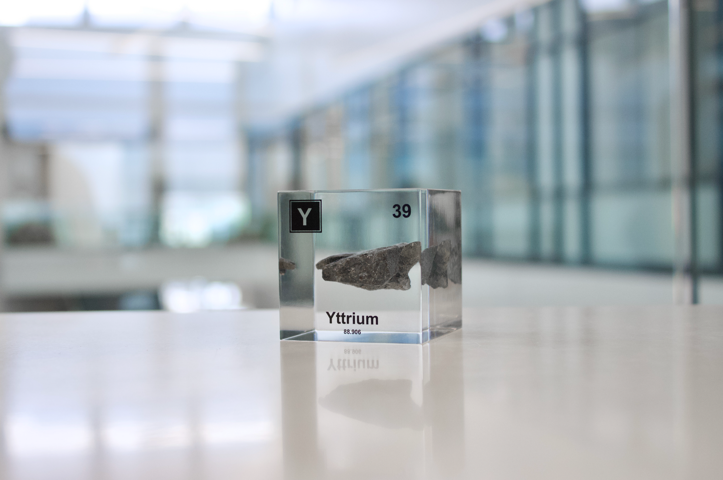 Yttrium Element Cube
