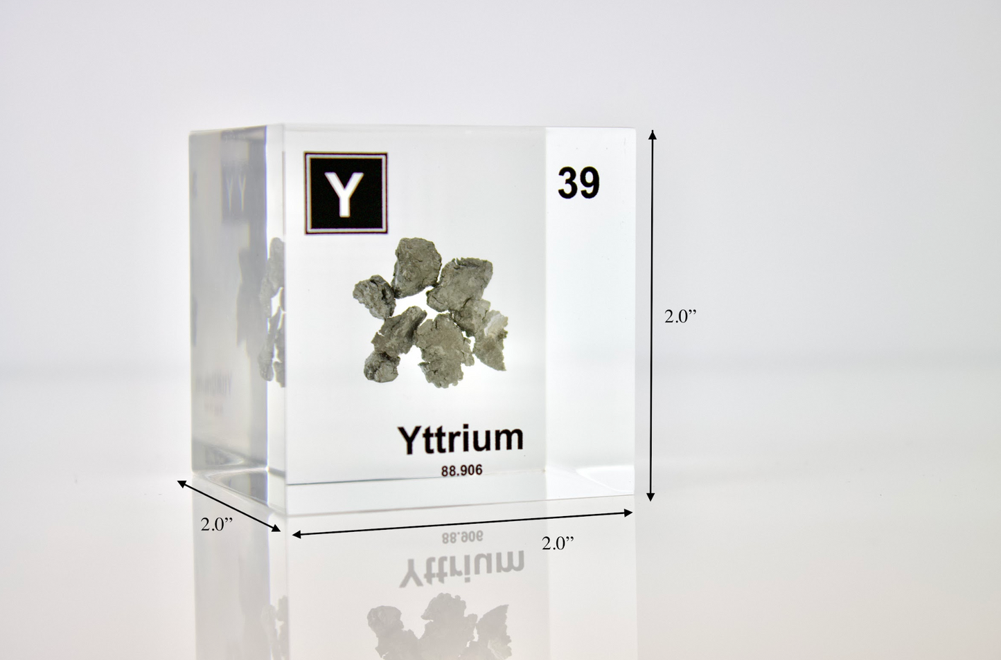 Yttrium Element Cube