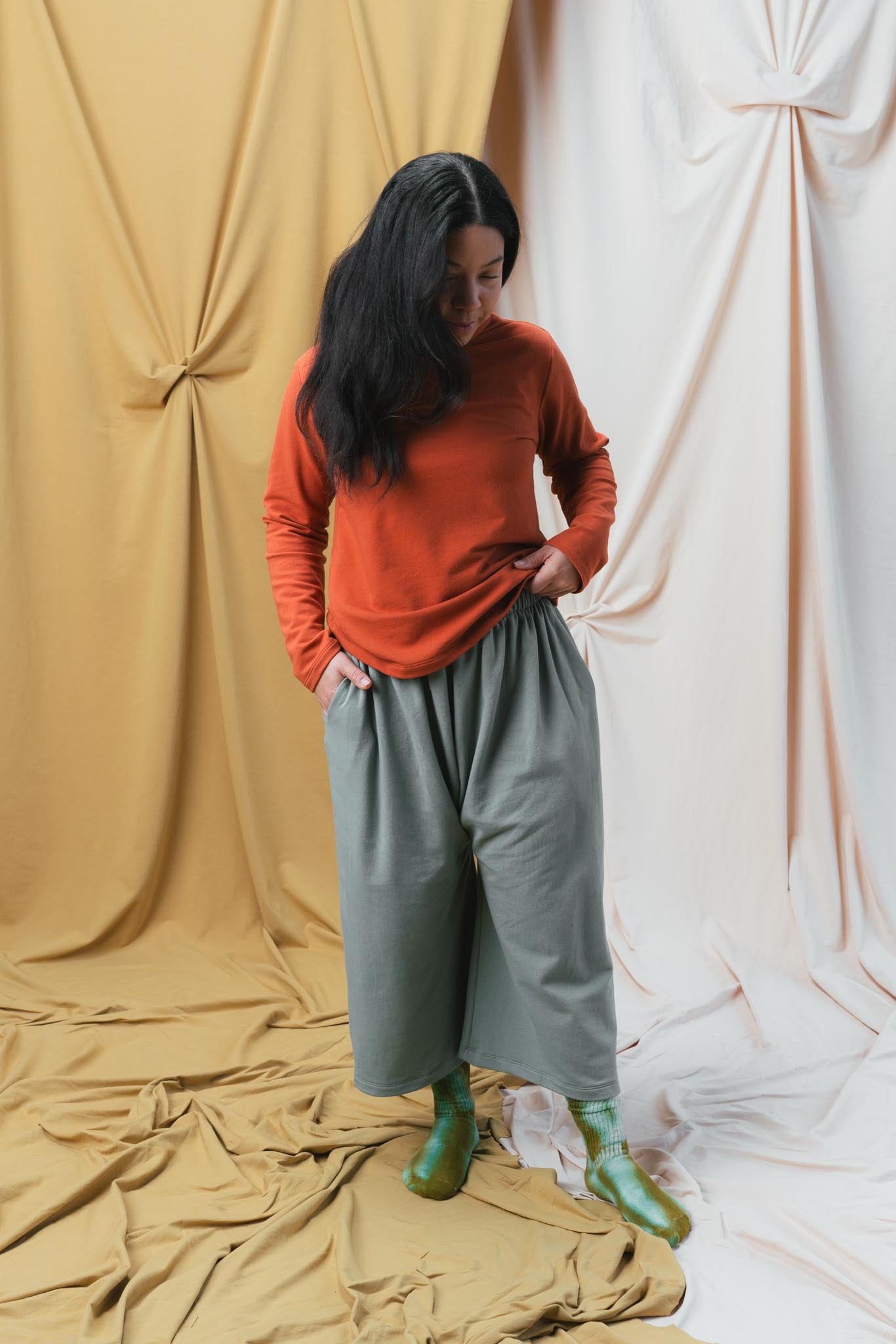 Lillie Top in Persimmon