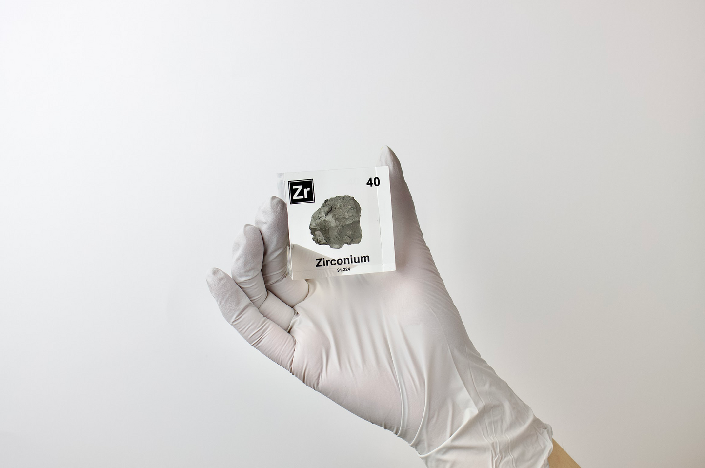 Zirconium Element Cube