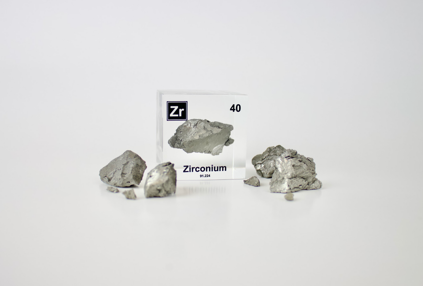 Zirconium Element Cube