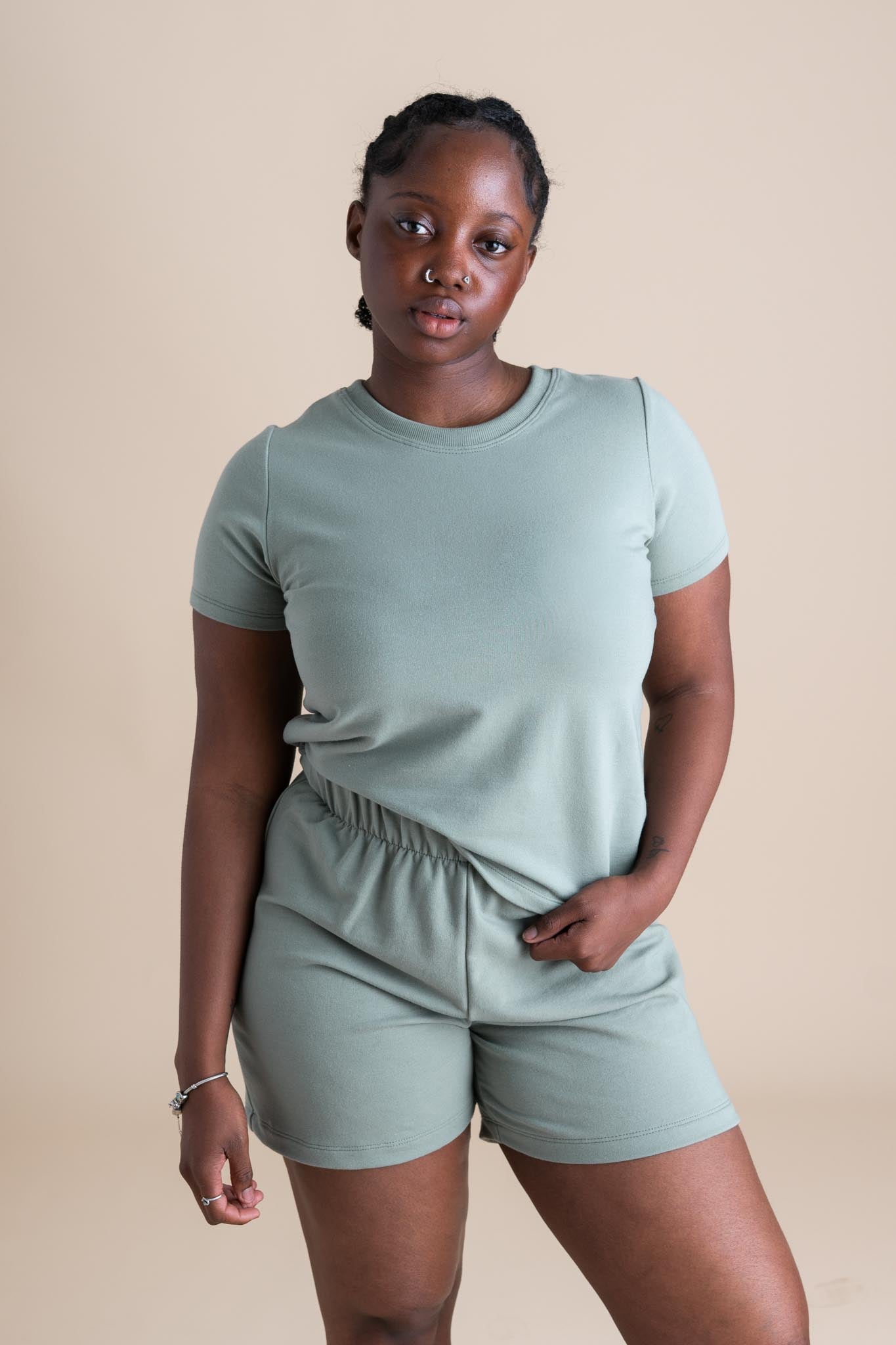 Liza Tee in Pistachio