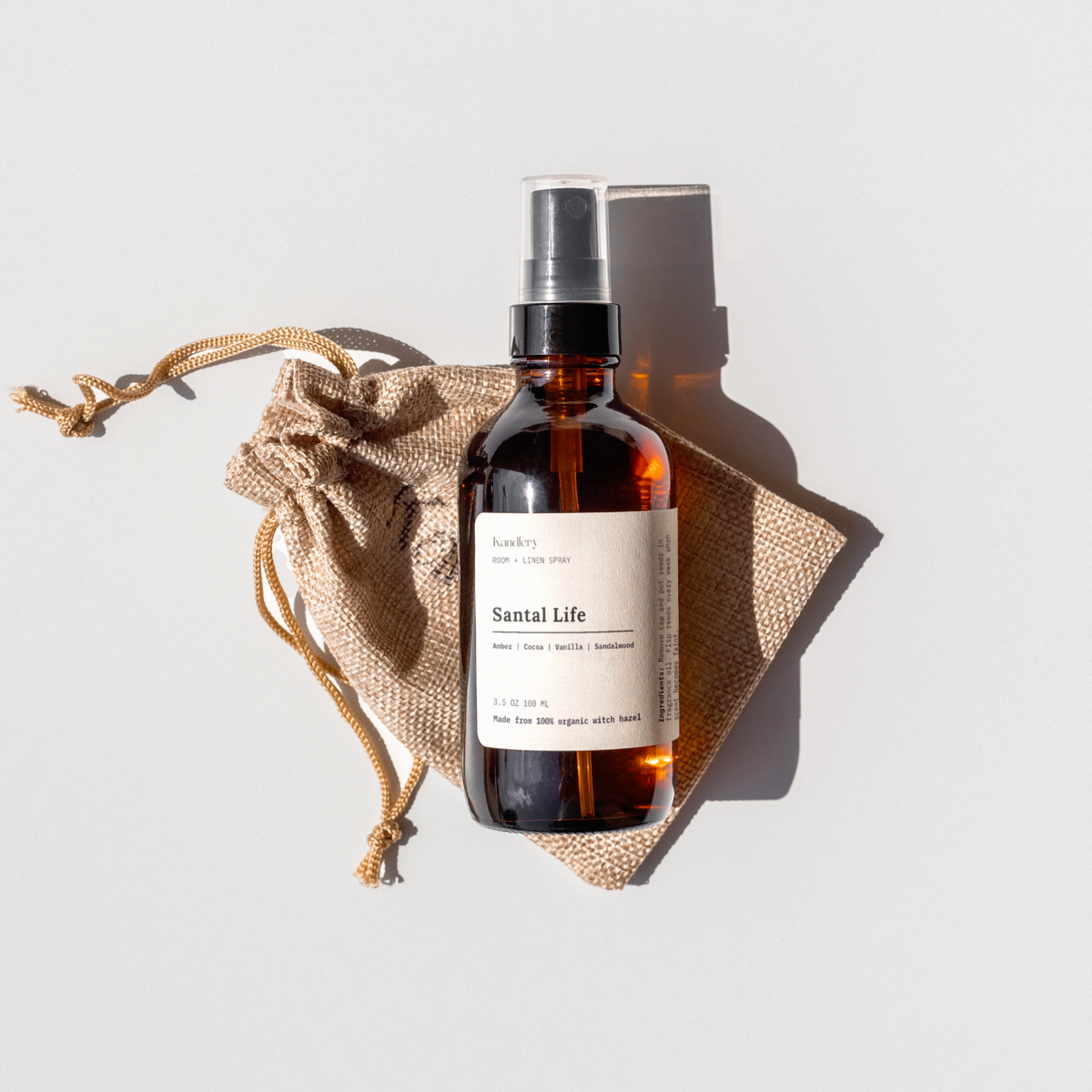 Santal Life | Amber Sandalwood | Natural Room & Linen Spray