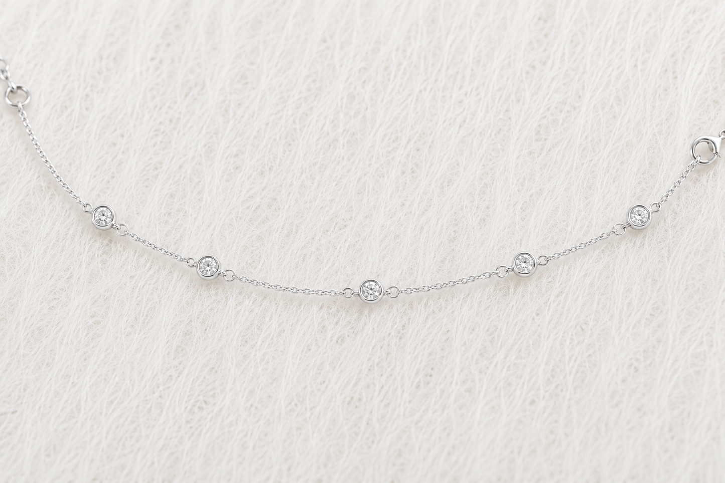 April Birthstone Bracelet — Crystal
