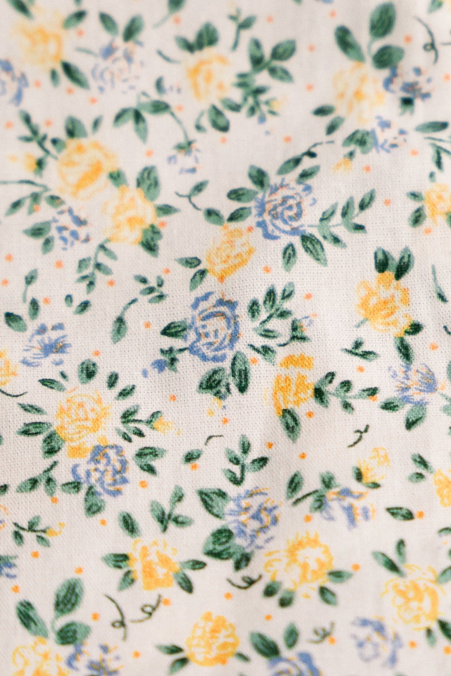 Vintage-Inspired Floral Pouch- Honeysuckle Blooms - Osadia Concept Store