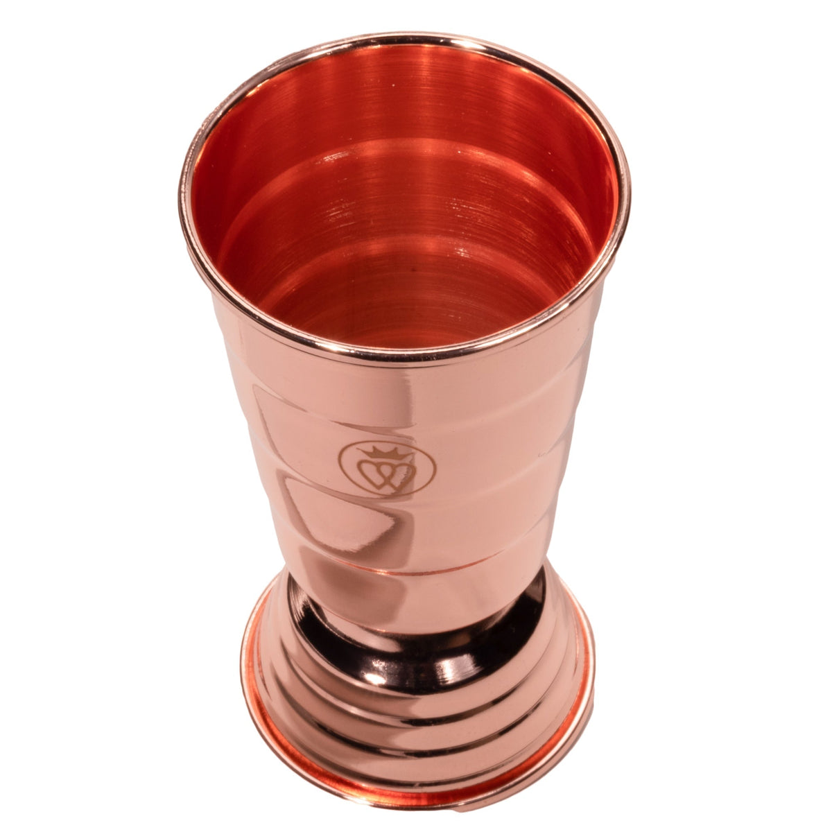 Art Deco Double-Sided 8 Stepped Jigger - Copper