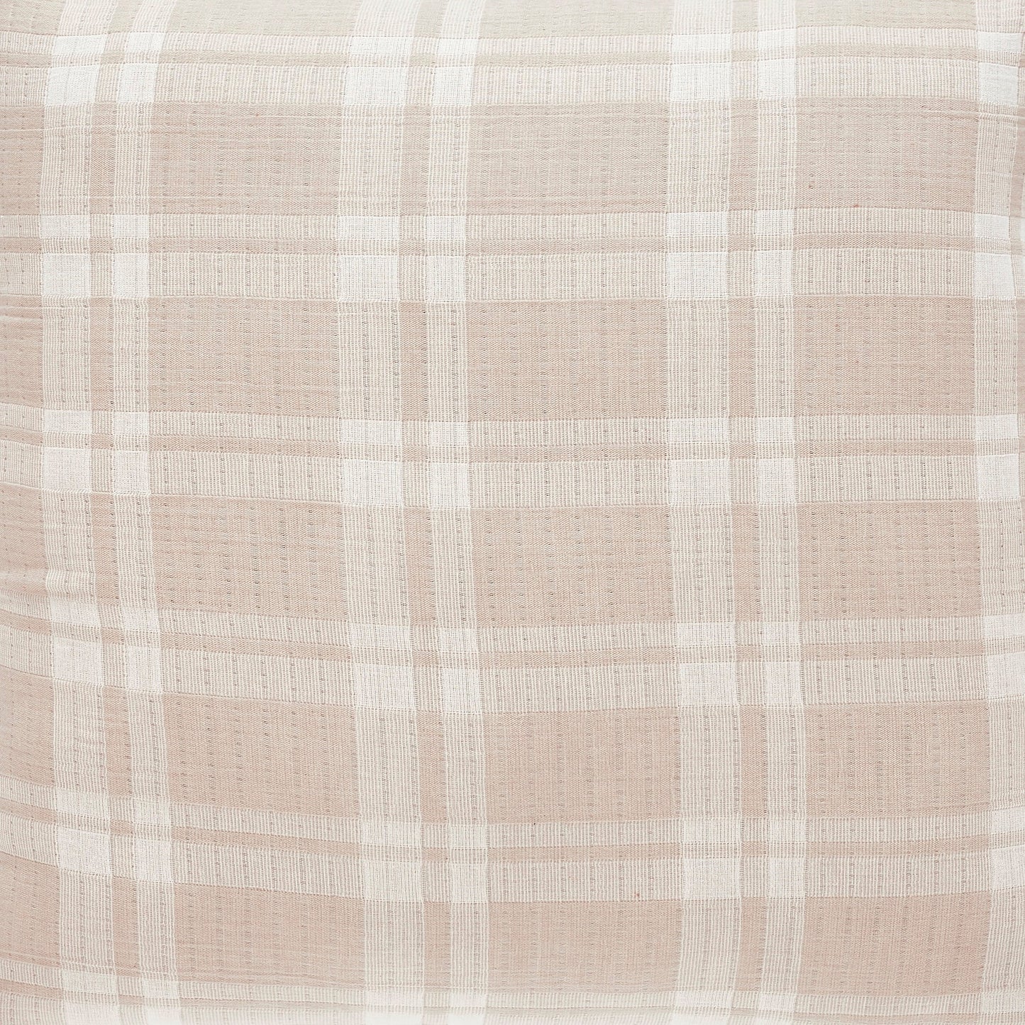 Doyle Check Cotton Blanket Deco Pillow