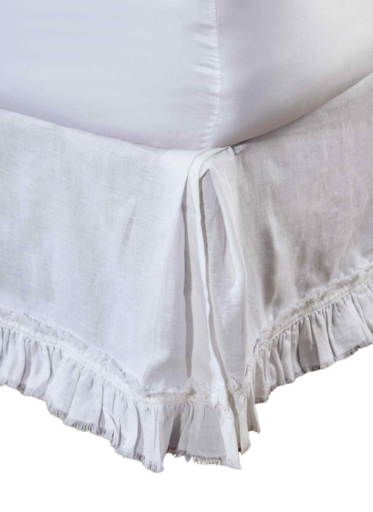 Ruffle European Linen Bed Skirt