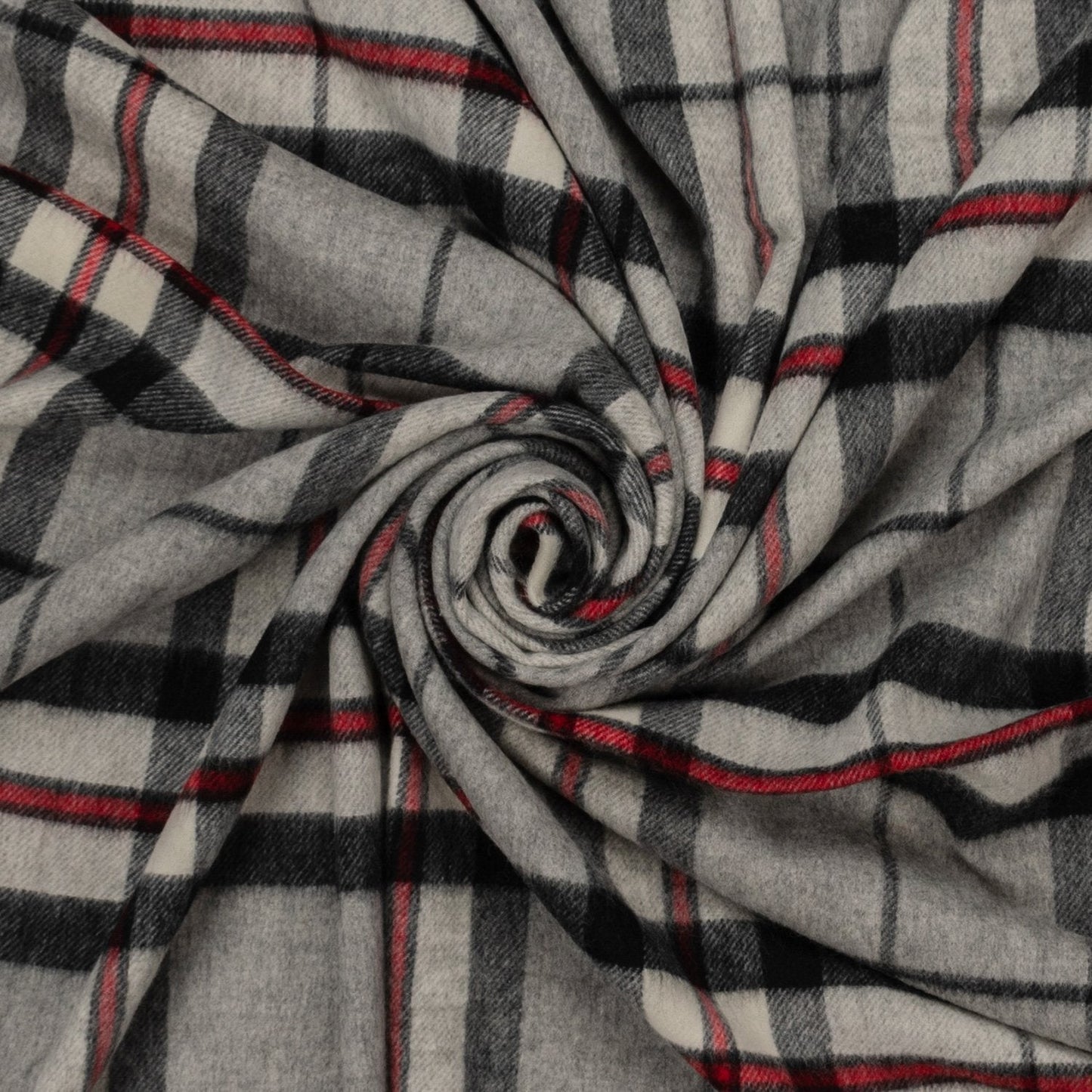 Prince of Scots Merino Wool Throw ~ Grey Thompson ~