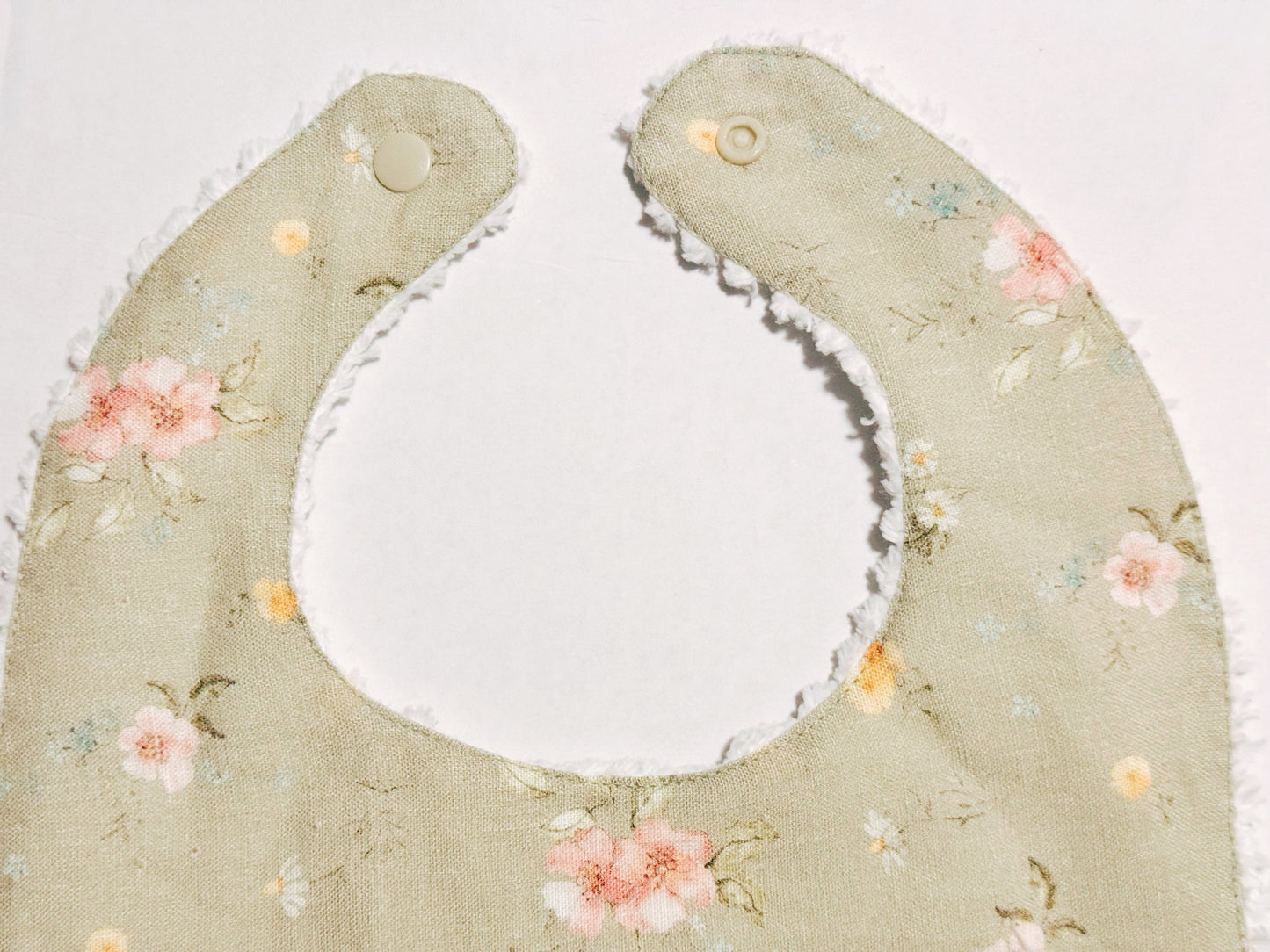 Layette Linen Bib – Hedgerow Floral