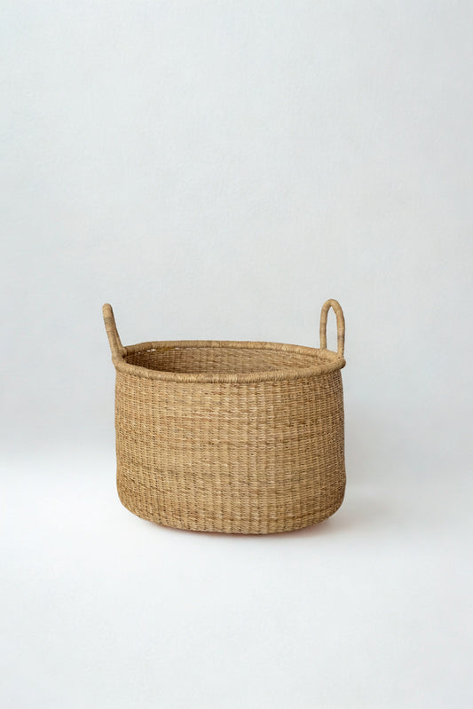 Handwoven Short Hamper - Natural