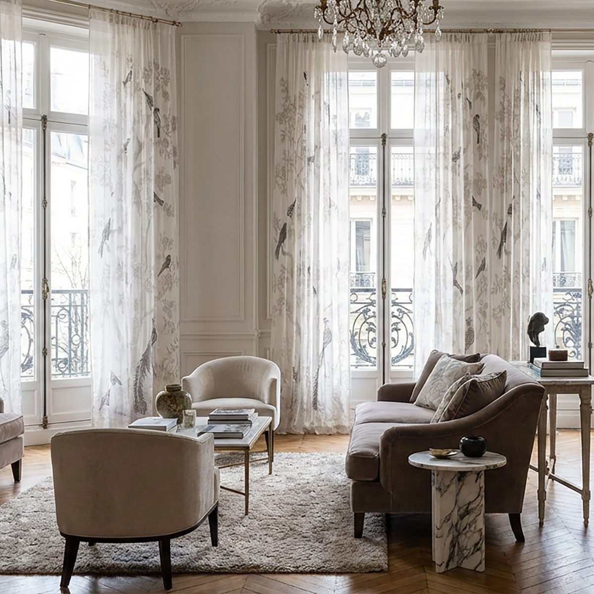 Premium Sheer Panels: The Paradiso Grey