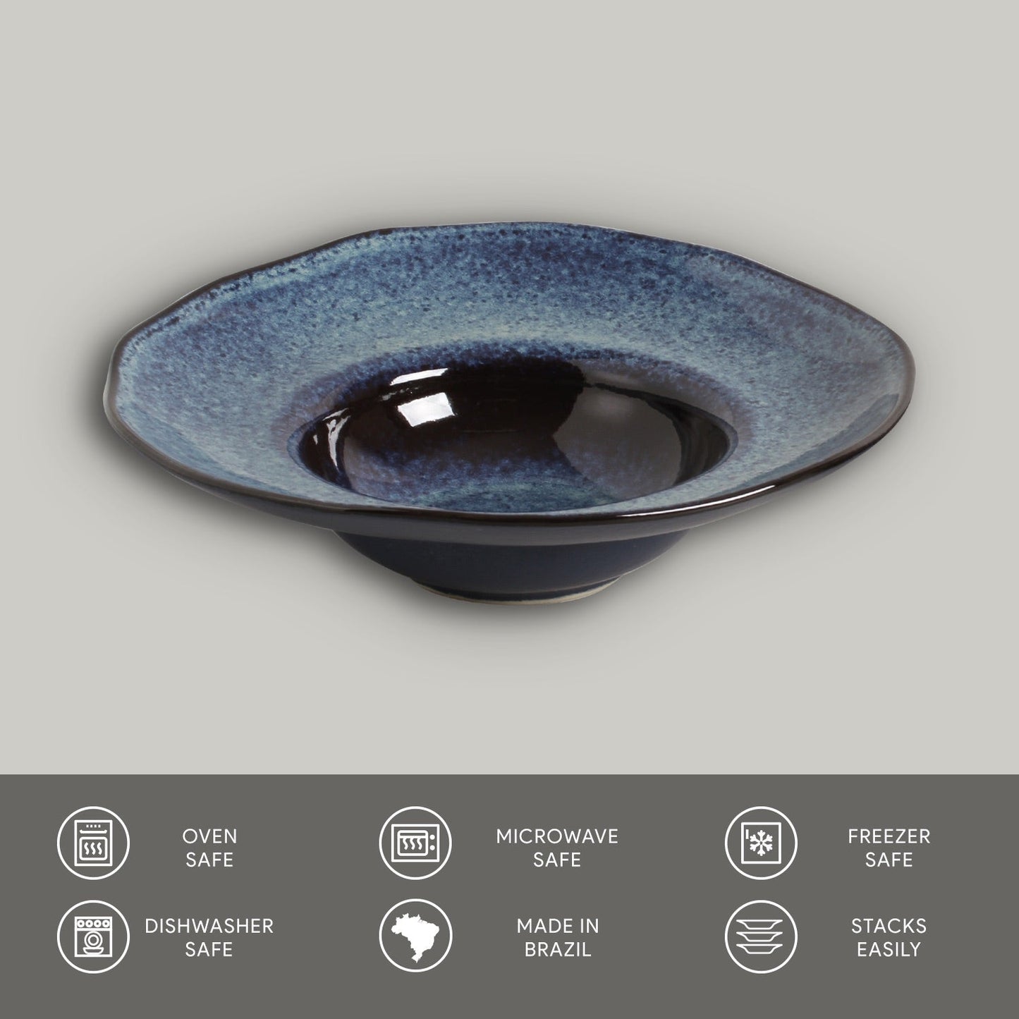 Deep Rim Plate Set of 4