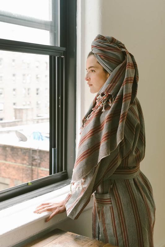 Rust Brown Hudson Bathrobe