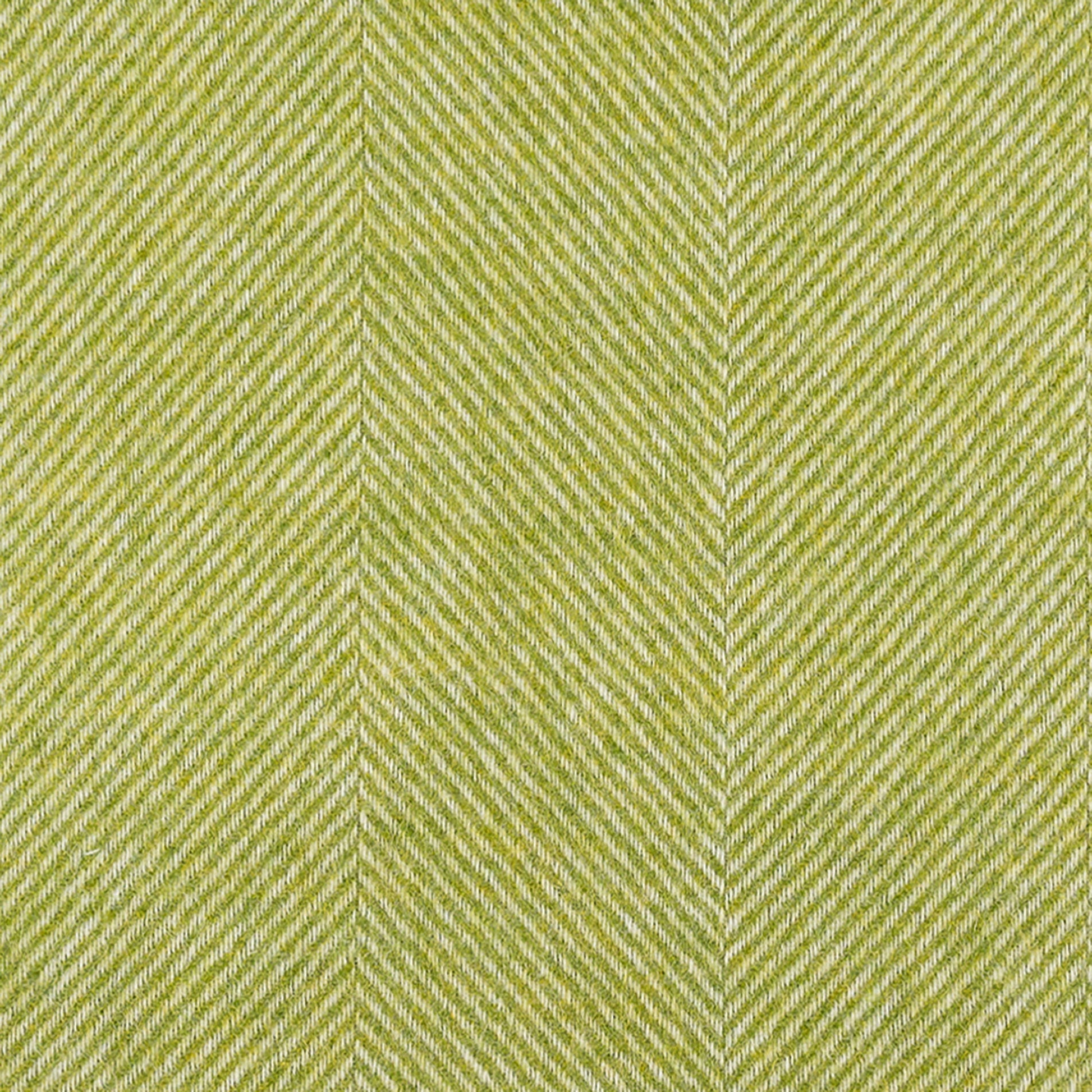 Southampton Home Shetland Lambswool Herringbone Throw – Lime | Woven in England - Osadia Concept Store
