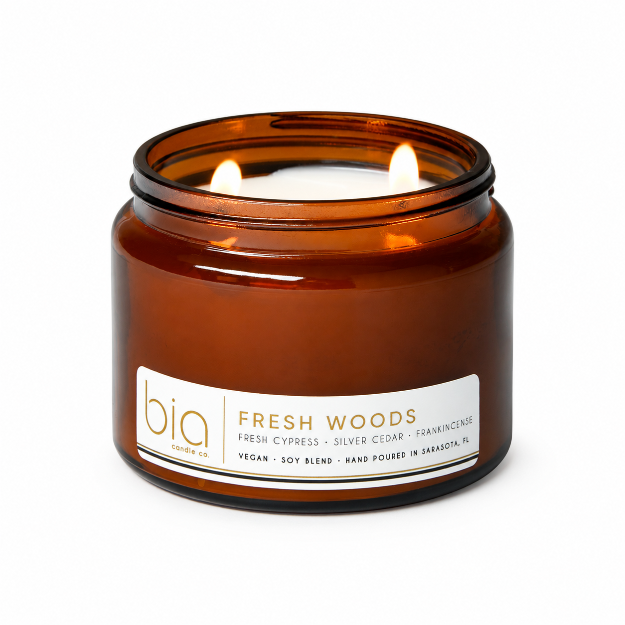Fresh Woods Soy Blend Candle — Pine, Balsam & Cedar