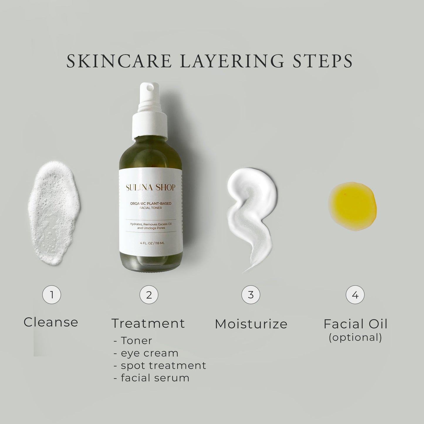 Organic Plant-Based Facial Toner