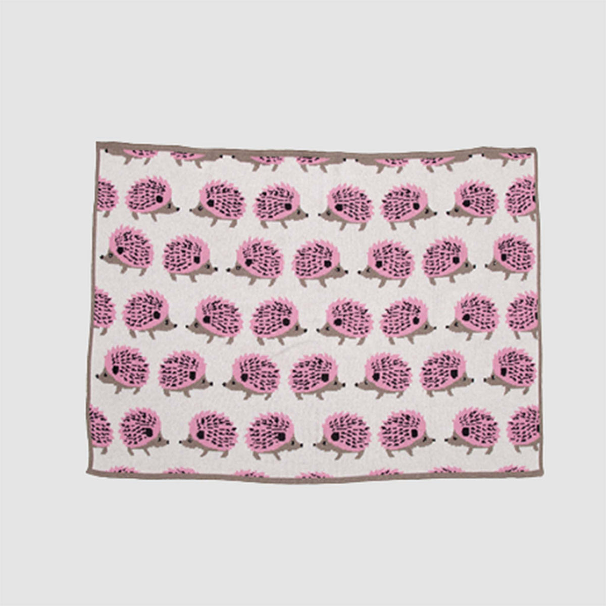 Baby Hedgehog - Cotton Knit Blanket