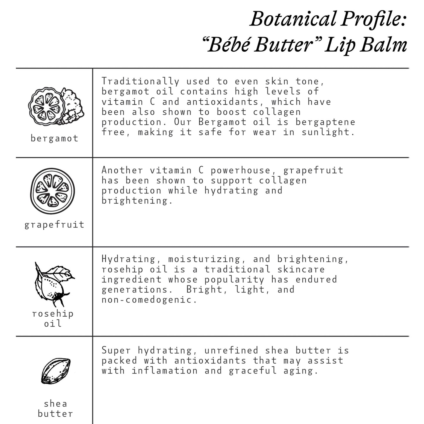 "Bébé Butter" Lip Balm