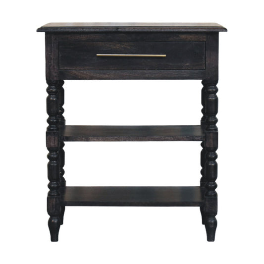 Solid Wood Heritage Turned-Leg Side Table