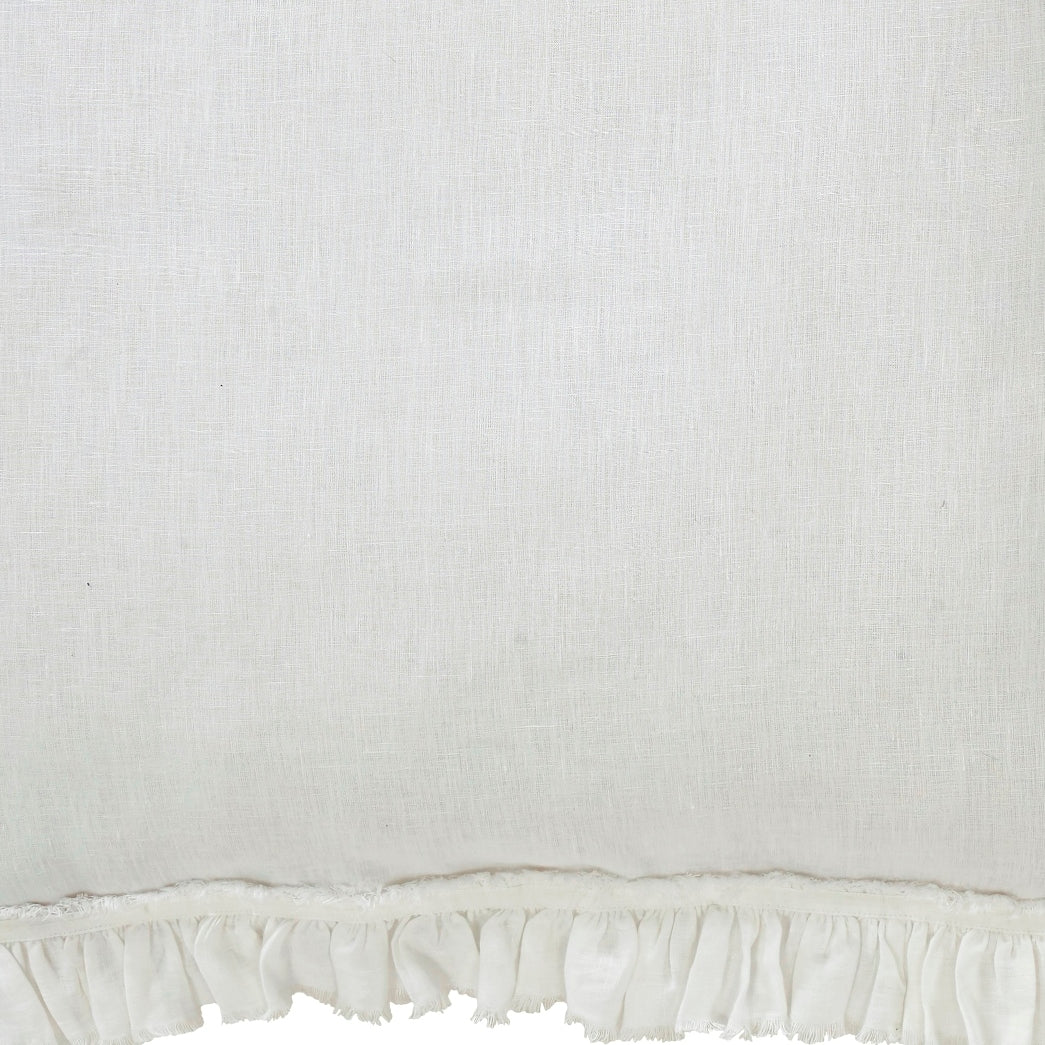 Ruffle European Linen Duvet Cover