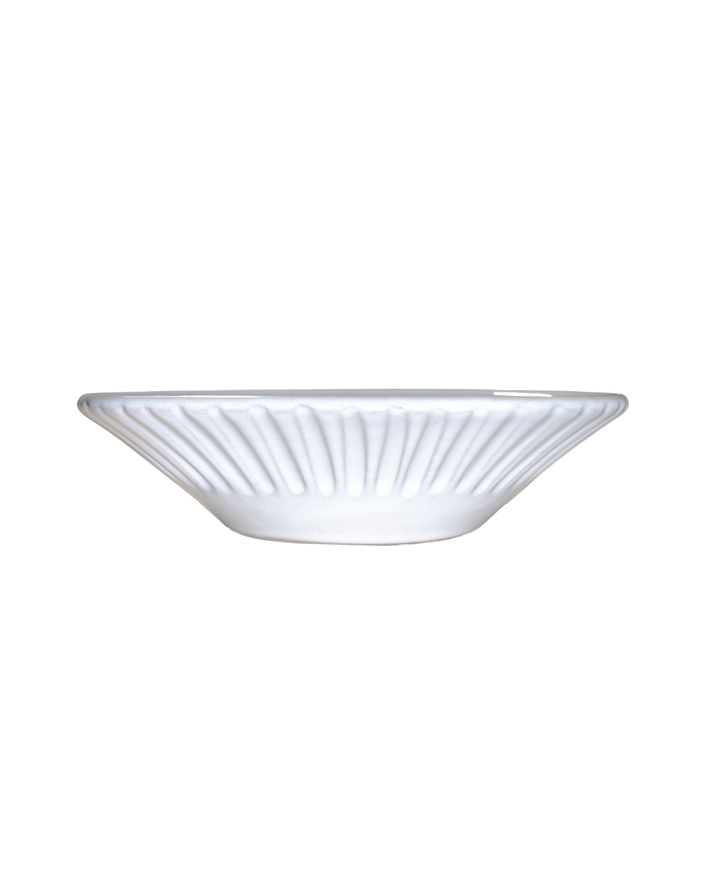 Milk White Lines Coupelle - Set of 4